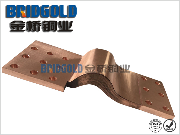 兩端壓焊裸銅箔軟連接 兩端壓焊裸銅箔軟連接